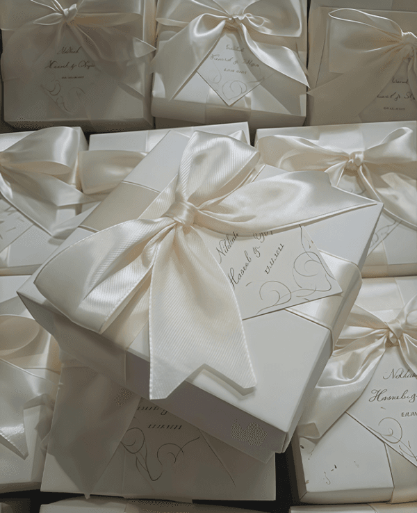 Custom Square Wedding Favor Box UK - Beautiful Personalized Nikkah Gift ...
