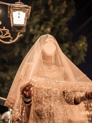 Embellished Wedding Dupatta UK Long Bridal Veil for Wedding