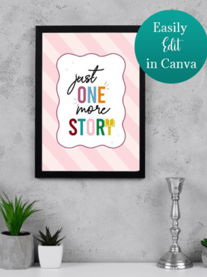 kids room wall art template