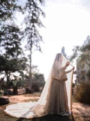 Bridl Wedding Veil Dupatta UK