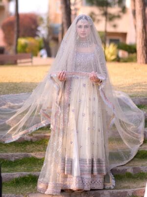 Wedding Veil Bridal Dupatta with Delicate Embroidery UK